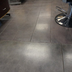 Industrial Salon Floors - Wall And Floor Tile