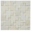 3d Cream Blocks Stone Tile