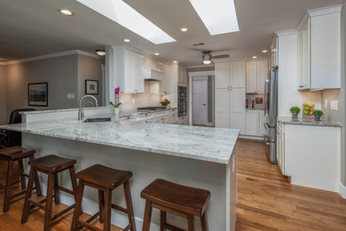 Example of a transitional kitchen design in Other