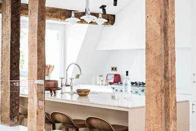 Inspiration pour une cuisine design.