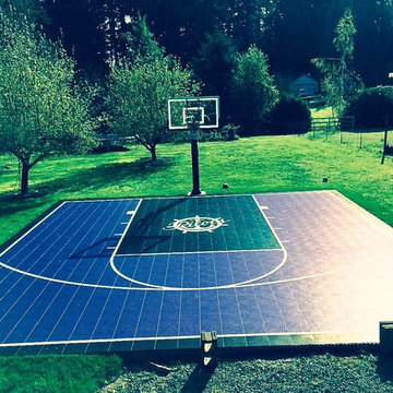 Backyard Court and Outdoor Multi Sport Recreation Area