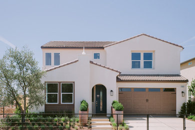 Inspiration for a contemporary exterior home remodel in Other