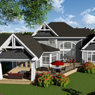 Craftsman 1 1/2 Story Plan #59116