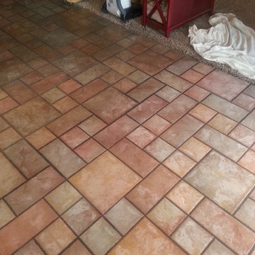 Log cabin floor