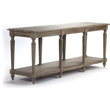 Console Table ALSACE Oyster Gray Wood