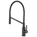 Stufurhome - Vallant Kitchen Faucet Spray Head Gooseneck, Matte Black - Washing dishes isn't high on everyone's fun list, but you want a kitchen faucet that does it quickly and efficiently. More importantly, you want it to look great while it's doing the job. That's why we created this innovative Stufurhome Vallant Kitchen Faucet, an innovative gooseneck fixture with premium sprayer that combine style, convenience, and true functionality.
