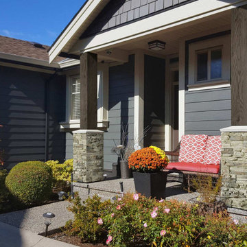 Faux Wood Columns In Porch Design
