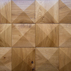 Pyramids - Wood Wall White Oak - Products
