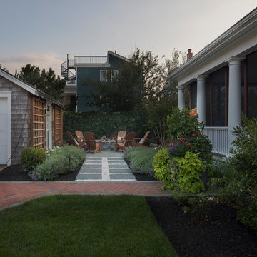 Backyard Fire Pit and Hardscape