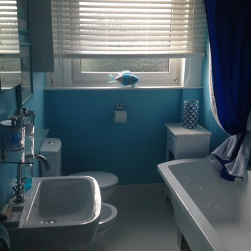 Total bathroom refurbishment with freestanding bath