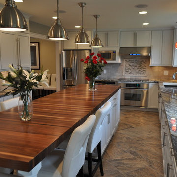 Custom Walnut Island Countertop