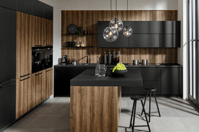 Inspiration for a contemporary kitchen in Other.