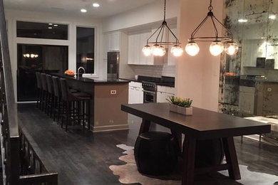 Inspiration for a dining room remodel in Indianapolis