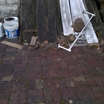 Basement doors before