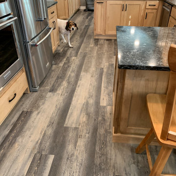Quad Cities Kitchen Remodel with Great Storage and Maple Cabinets