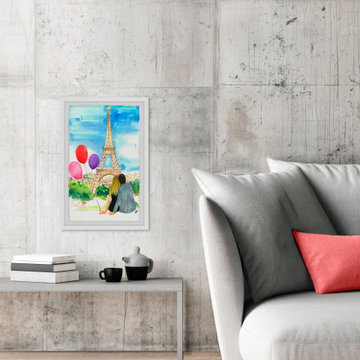 "Valentine's Day" Framed Painting Print