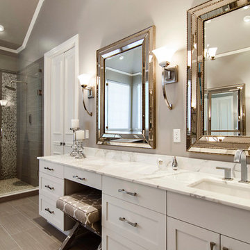 Uttermost Seymour Mirror in Antiqued Mirror Inlays
