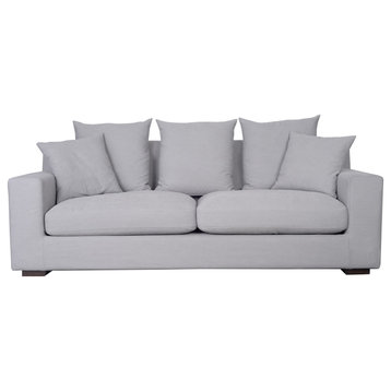Cory 3 Seater Sofa in Light Grey