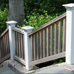 Mahogany Railing - Outdoor Grills