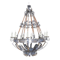Hand Forged Iron Chandelier Designs - Products