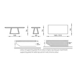 MEZZO Angolo Dining table Bacher - Dining Tables