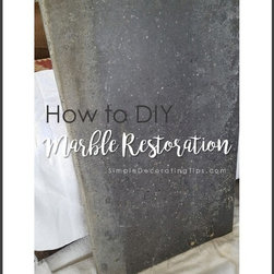 How to: DIY Marble Restoration - Kitchen Countertops