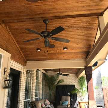 Coppell, TX, Poolside Patio Cover with Pergola