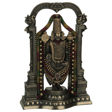 Bronze Finish Lord Venkateswara as Balaji Statue
