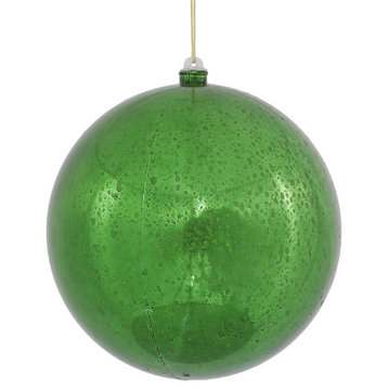 Vickerman 10" Shiny Mercury Ball, Green