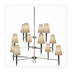 Jonathan Adler Ventana 3 Tier Nickel Chandelier - Cabinet And Drawer Knobs
