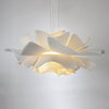 MIRODEMI® Arbon | White Pendant Light in the Shape of Flower, Dia15.7xh7.9", Cool Light