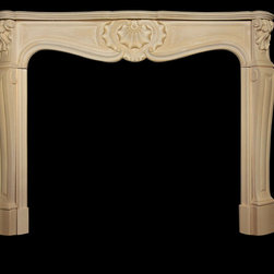The Small Louis XV Mantel - Tartaruga Design - Indoor Fireplaces