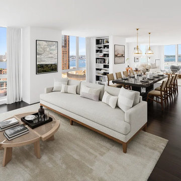 High-End Apartment Combination & Interior Renovation. Tribeca, Manhattan, NY