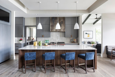 Inspiration for a rustic kitchen remodel in Minneapolis