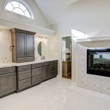 Traditional Primary Bath Remodel + Main Level Refresh, Kansas City, MO