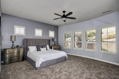 Inspiration for a transitional bedroom in Phoenix.