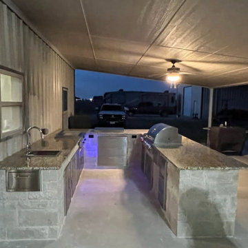 DFW Pool Experts Outdoor Kitchen Duty