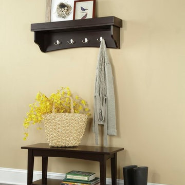Shaker Cottage Style, Mudroom with shelf , coat hooks, bench