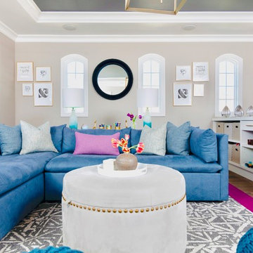 Playroom/Family Room - Contemporary Style