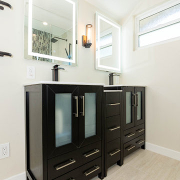 Contemporary Kichen & Electic Bathroom, San Gabriel