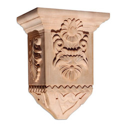 Inviting Home Inc. - Yale Small Wood Corbel, Cherry - Corbels