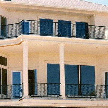 Exterior Iron Hand Rail