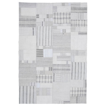 Rug N Carpet - Handmade Oriental 6' 9'' x 10' 0'' Rustic Patchwork Kilim Rug