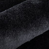 Weave & Wander Freya Plush Shag Rug, Black, 2'x3'4"