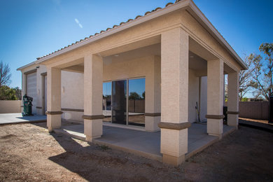 Garage - mediterranean garage idea in Phoenix