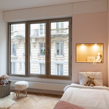 Un grand appartement familial aux lignes contemporaines, 139m2 à Paris