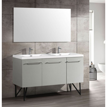 Swiss Madison SM-BV236 Annecy 59" - Brushed Aluminum
