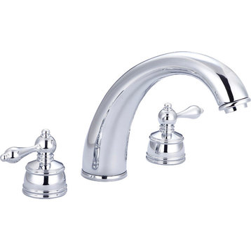 Banner Faucets Two Handle 6" - 16" Adjustable Widespread Tub Filler, Chrome