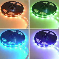 RGB Color Changing LEDs- Flexible Strips, Prices Starting at $12 - Undercabinet Lighting