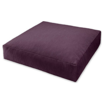 Jaxx Brio Large Décor Floor Pillow /  Yoga Cushion, Microvelvet, Pinot